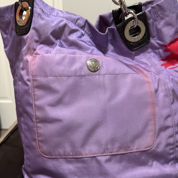 Coach Limited Edition Madison Red and Purple Women's Tote *RARE* Brand New - Picture 4 of 5